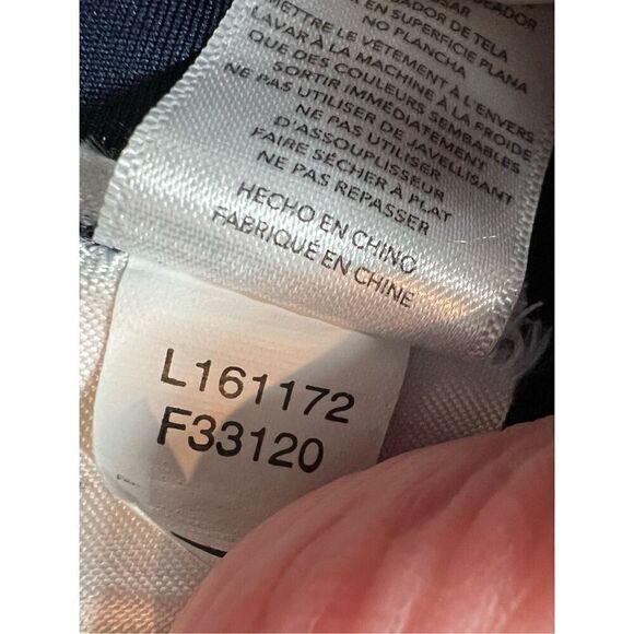 Rise by‎ LuLaRoe Fearless Cropped Athleticwear Medium Impact Leggings sz 1X Navy - Picture 10 of 11